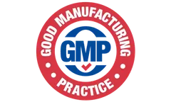 Good Manufacturing Practice (GMP) certified badge for MemoHoney capsules